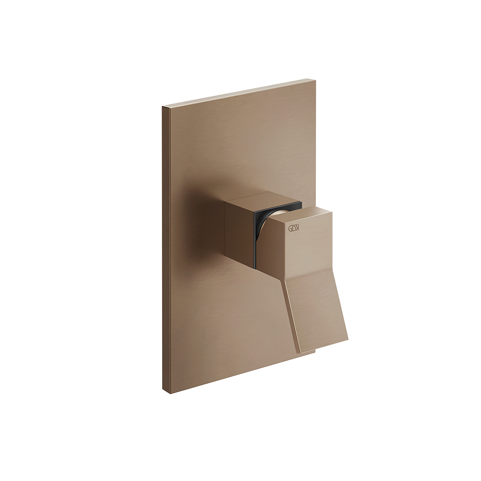 Rettangolo Shower Mixer - 53061 Bathroom Accessories GESSI Copper Brushed PVD