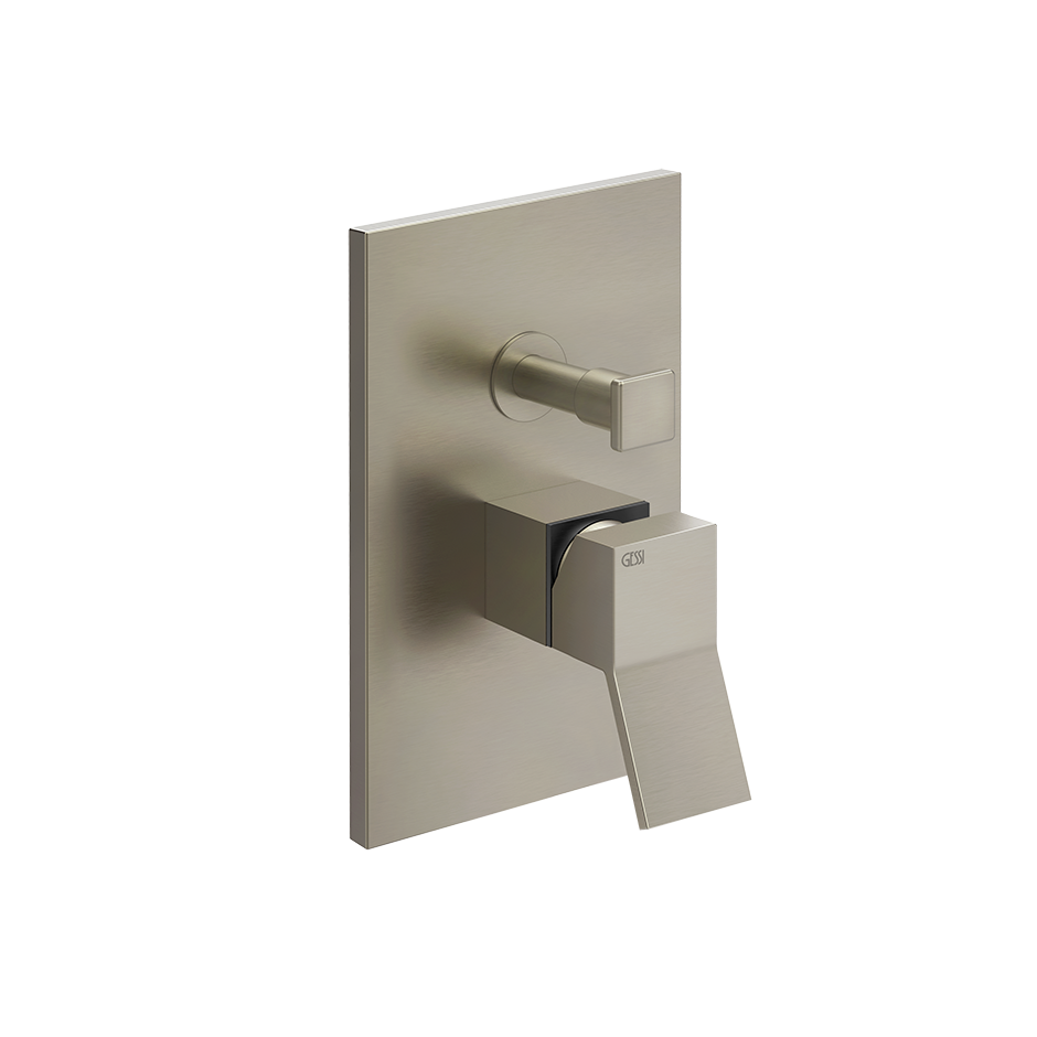 Rettangolo Wall Mounted Mixer - 53079 Bathroom Accessories GESSI Finox Brushed Nickel