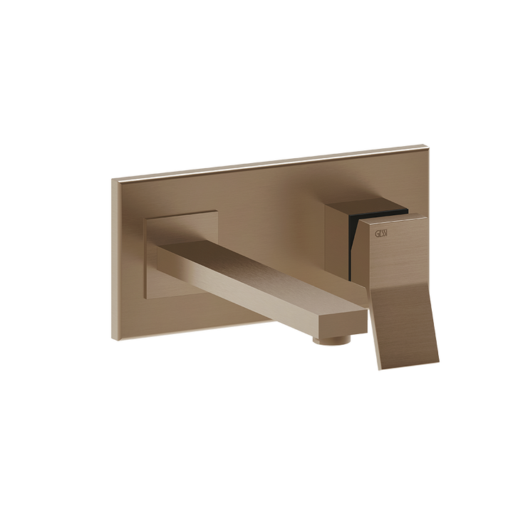 Rettangolo External parts for built-in mixer spout with lenght on request, without was - 53084 Built In Parts GESSI Copper Brushed PVD