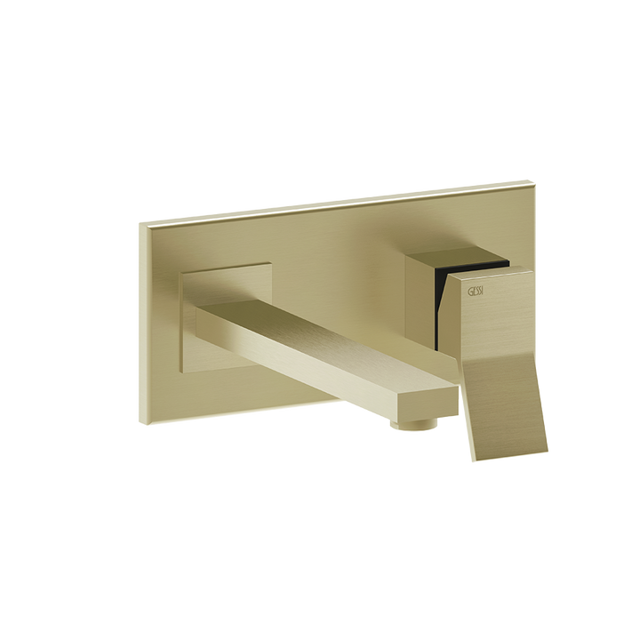 Rettangolo External parts for built-in mixer spout with lenght on request, without was - 53084 Built In Parts GESSI Brass Brushed PVD