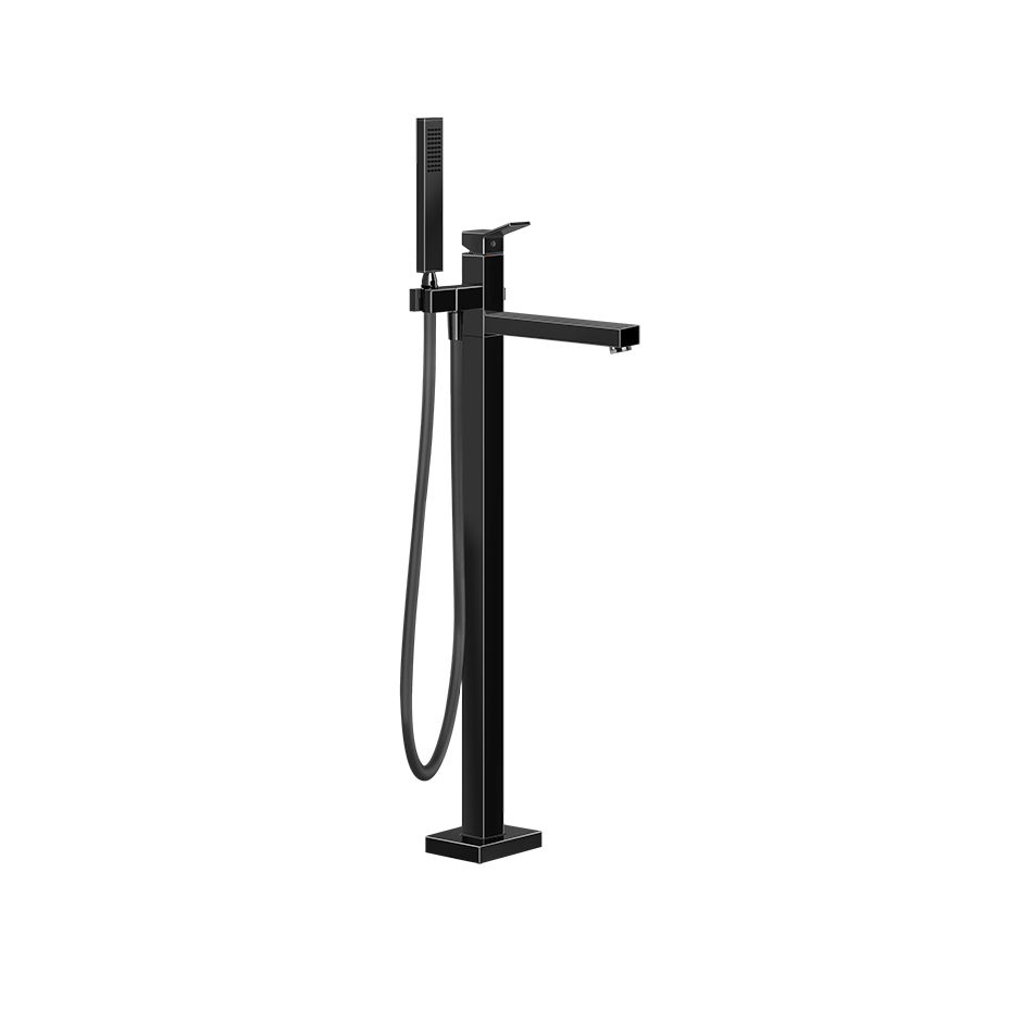 Rettangolo Freestanding Bath Mixer - 53129 Bathroom Accessories GESSI Black Metal PVD
