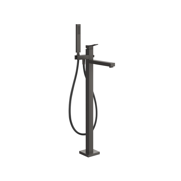 Rettangolo Freestanding Bath Mixer - 53129 Bathroom Accessories GESSI Black Metal Brushed PVD