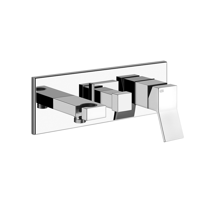 Rettangolo External parts for two-way built-in shower mixer with automatic diverter, w - 53141 Built In Parts GESSI Chrome