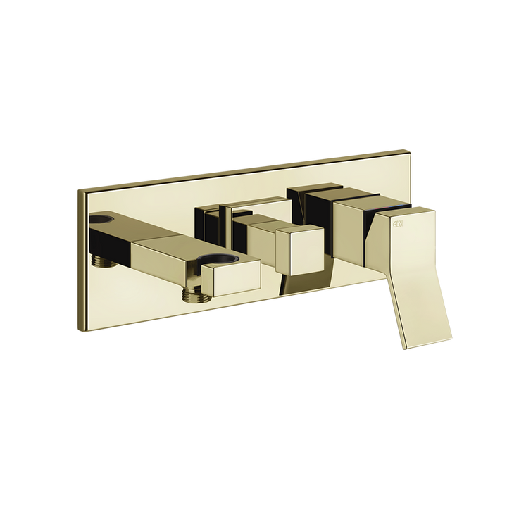 Rettangolo External parts for two-way built-in shower mixer with automatic diverter, w - 53141 Built In Parts GESSI Brass PVD