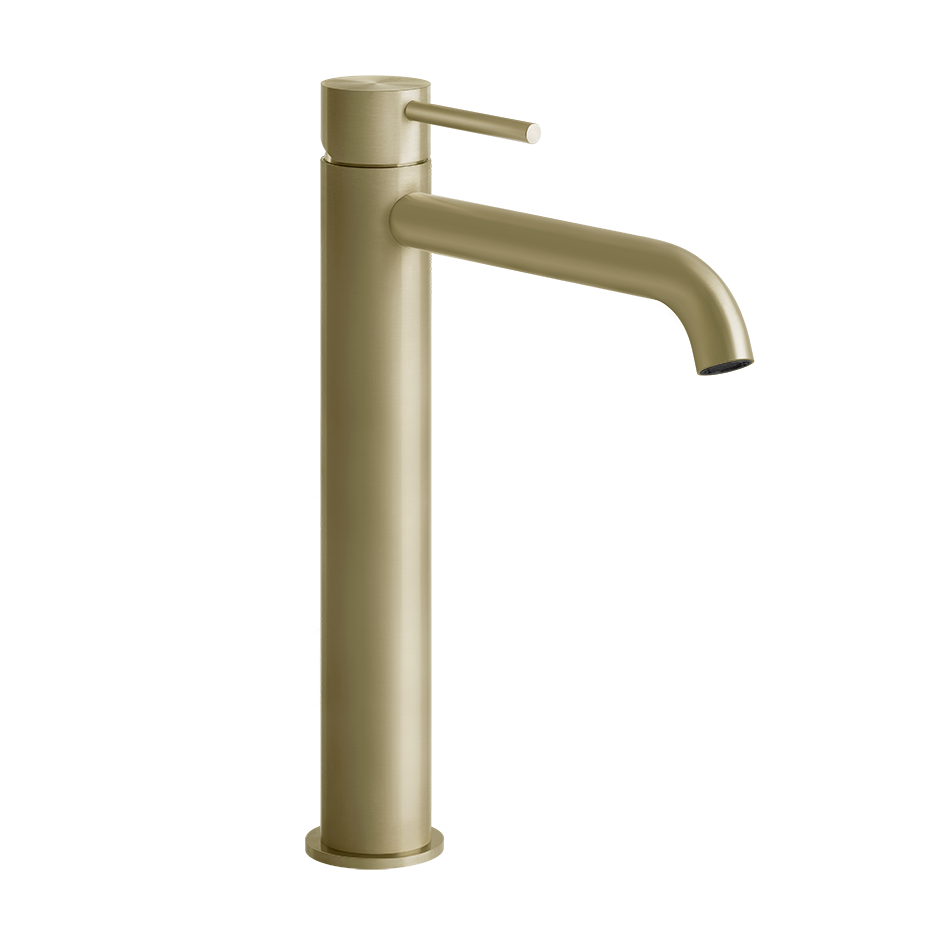 Flessa Basin Mixer - 54006 Bathroom Accessories GESSI Brass Brushed PVD