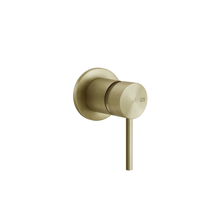 Flessa Shower Mixer - 54019 Bathroom Accessories GESSI Brass Brushed PVD