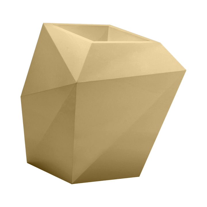 Faz XL Planter Outdoor Vondom Beige Medium: 25 in W x 27.5 in H 