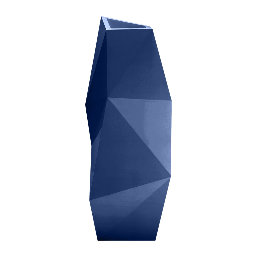 Faz XL Planter Outdoor Vondom Navy High: 17.25 in W x 43.25 in H 