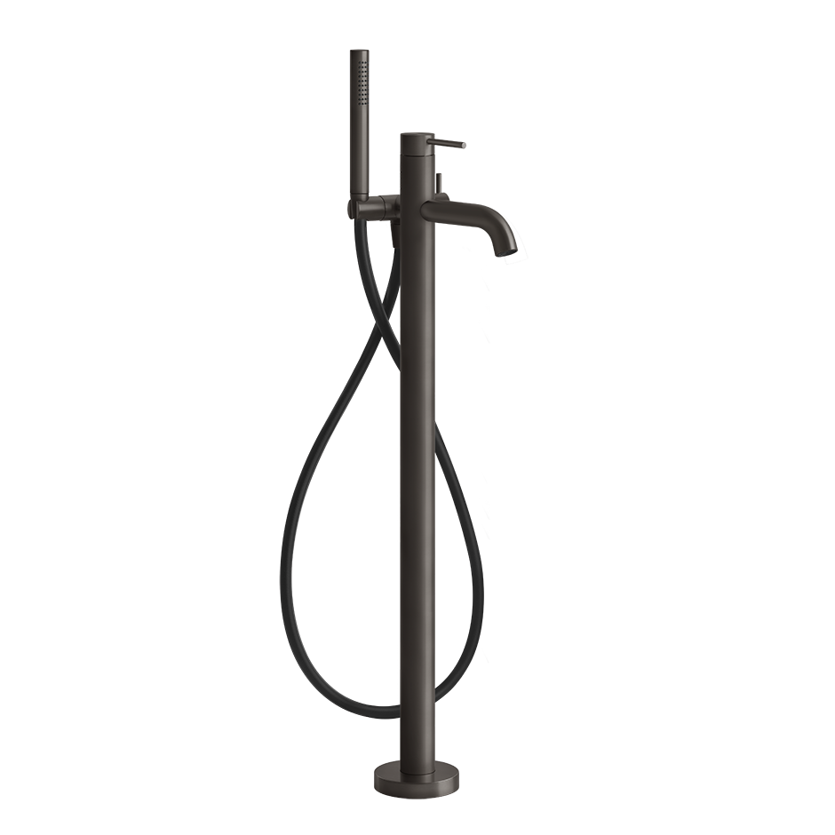 Bath&Shower316 Tub Filler - 54028 Bathroom Accessories GESSI Black Metal Brushed PVD