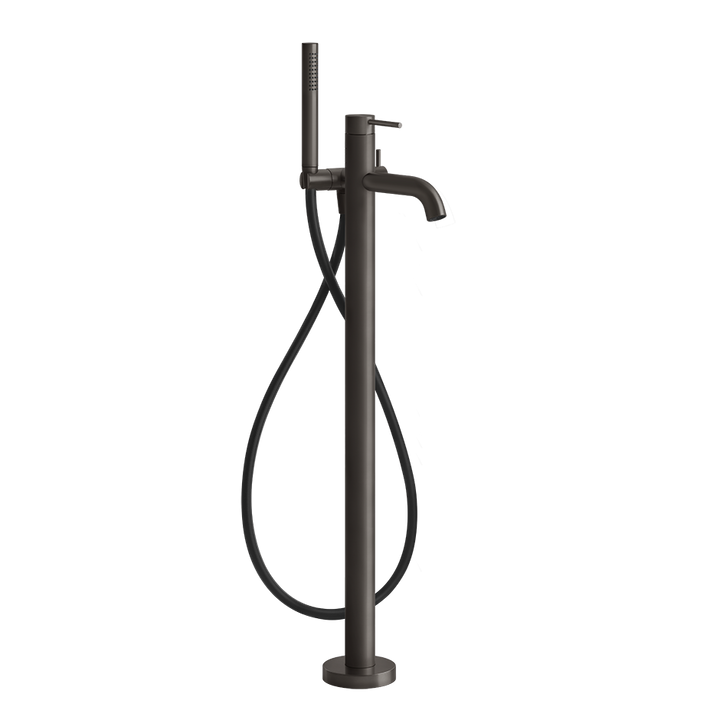 Bath&Shower316 Tub Filler - 54028 Bathroom Accessories GESSI Black Metal Brushed PVD