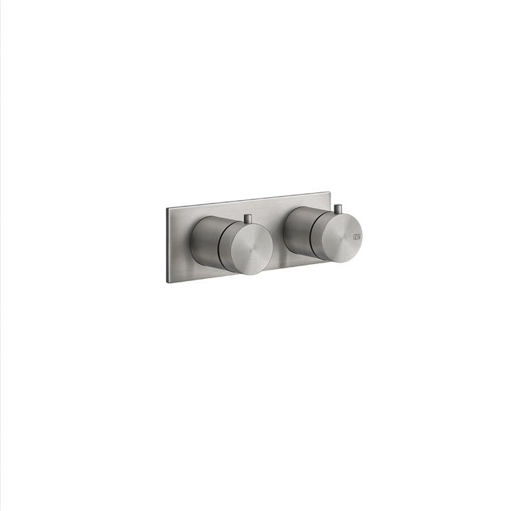 Bath&Shower316 Thermostatic Trim With Volume Control - 54032 Bathroom Accessories GESSI Steel Brushed