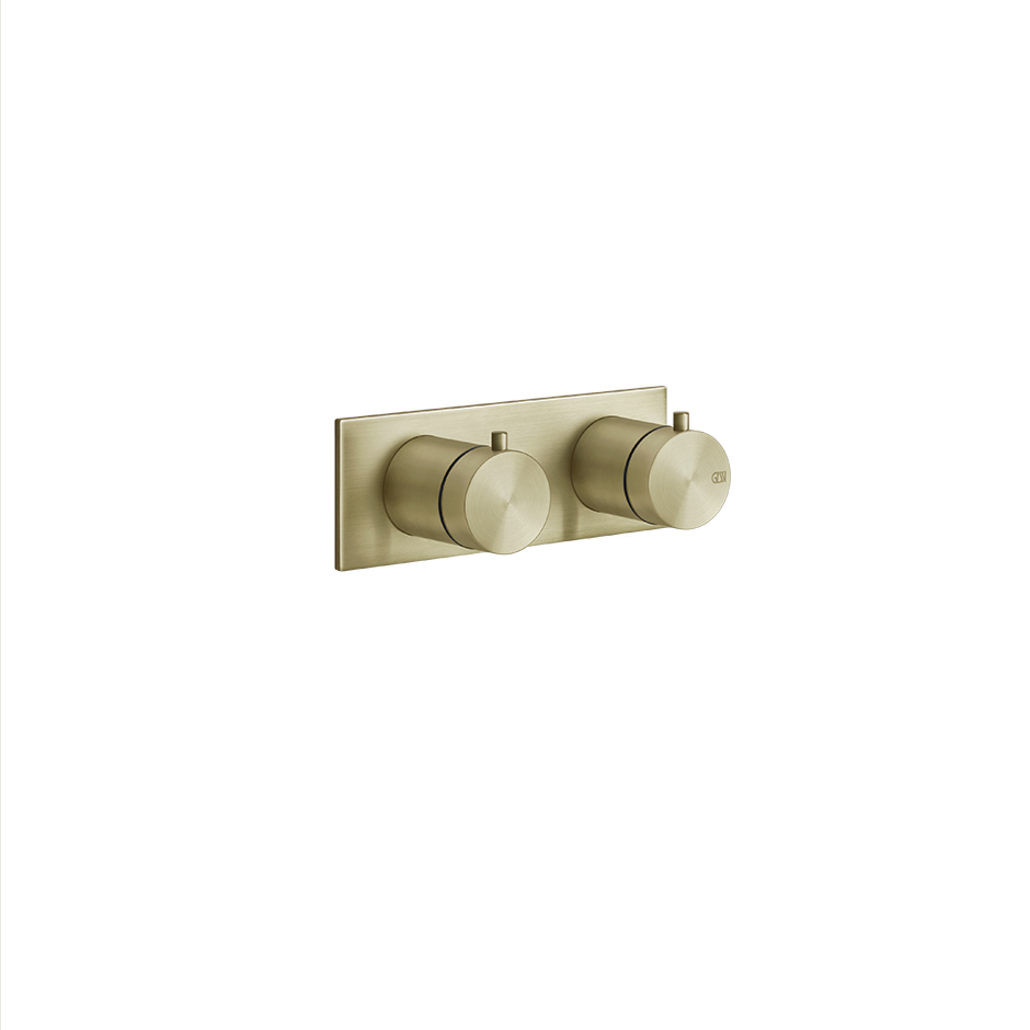 Bath&Shower316 Thermostatic Trim With Volume Control - 54032 Bathroom Accessories GESSI Brass Brushed PVD