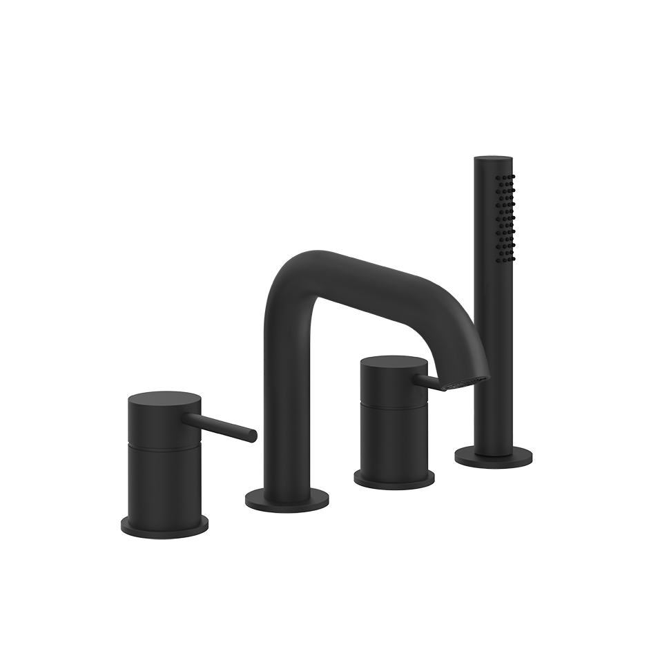Bath&Shower316 Roman Tub Faucet Set - 54037 Bathroom Accessories GESSI Matte Black