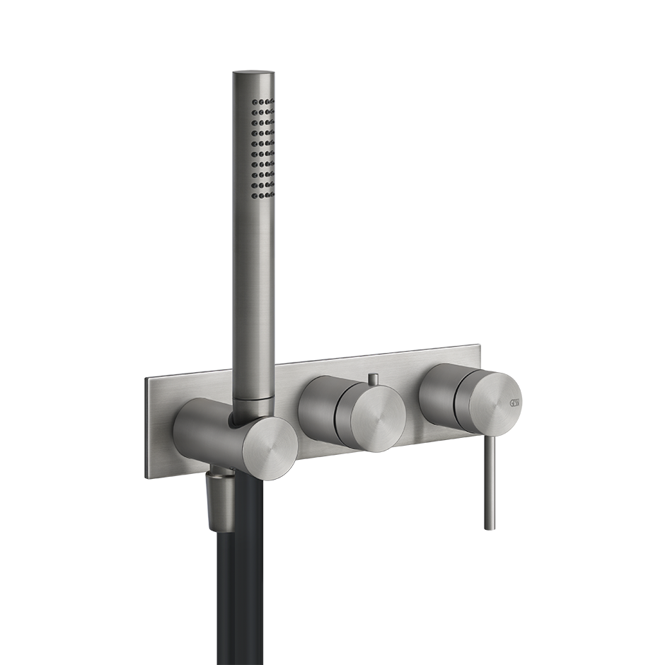 Shower316 Shower Mixer - 54038 Bathroom Accessories GESSI Steel Brushed