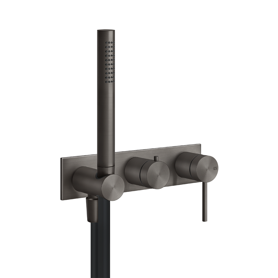 Shower316 Shower Mixer - 54038 Bathroom Accessories GESSI Black Metal Brushed PVD