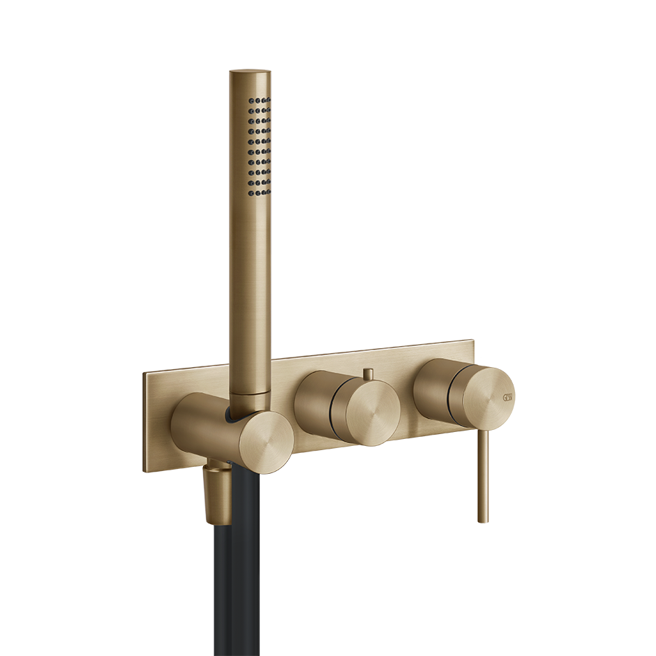 Shower316 Shower Mixer - 54038 Bathroom Accessories GESSI Warm Bronze Brushed PVD