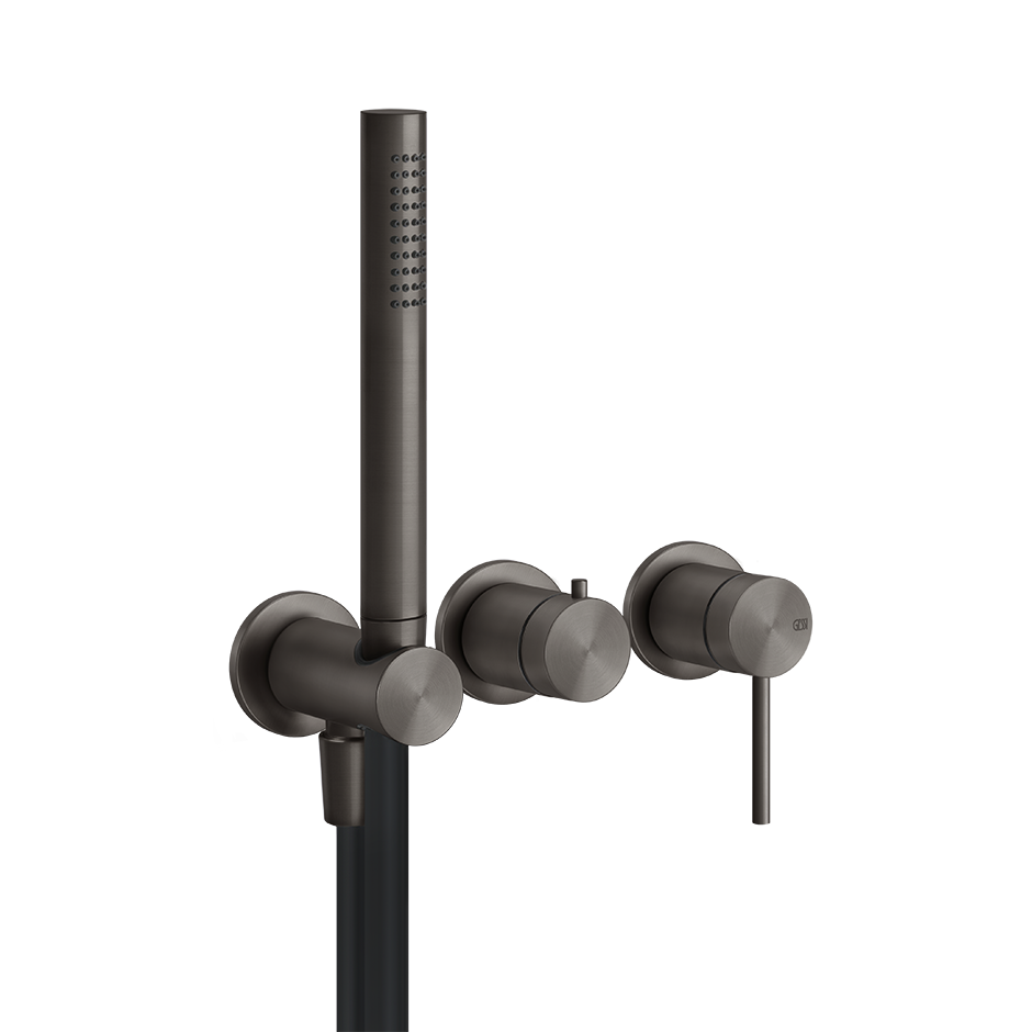 Shower316 Shower Mixer - 54039 Bathroom Accessories GESSI Black Metal Brushed PVD