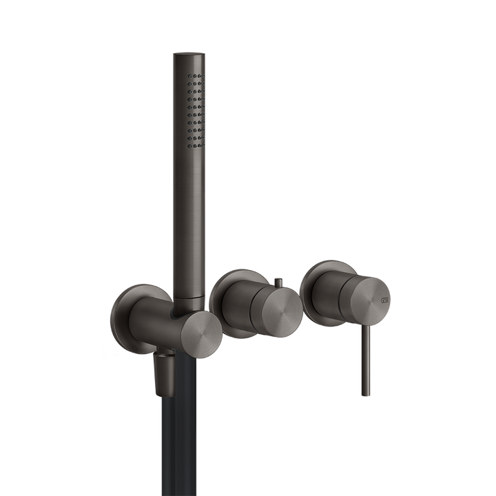 Shower316 Shower Mixer - 54039 Bathroom Accessories GESSI Black Metal Brushed PVD