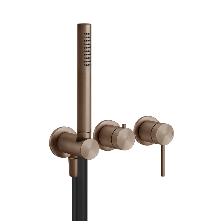 Shower316 Shower Mixer - 54039 Bathroom Accessories GESSI Copper Brushed PVD