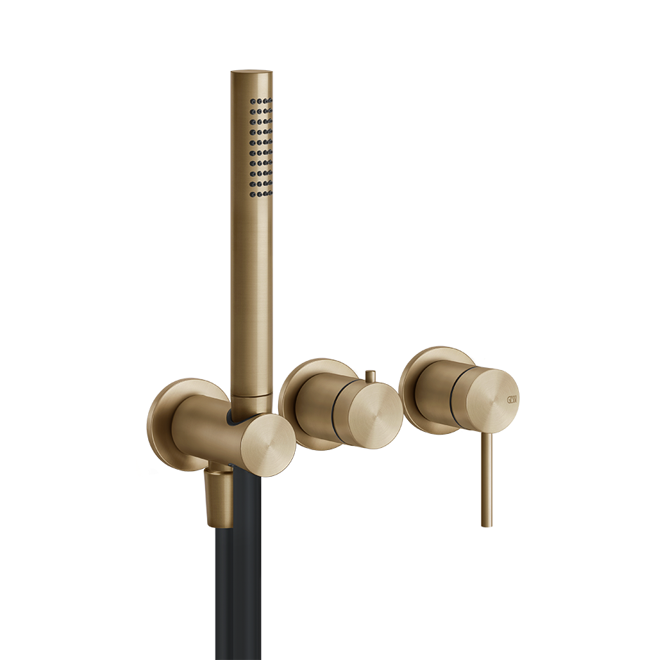 Shower316 Shower Mixer - 54039 Bathroom Accessories GESSI Warm Bronze Brushed PVD