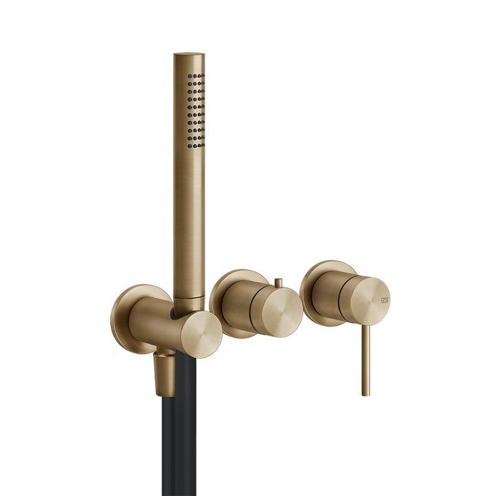 Shower316 Shower Mixer - 54039 Bathroom Accessories GESSI Warm Bronze Brushed PVD