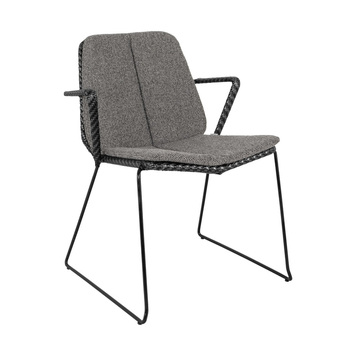 Vision Outdoor Dining Armchair Chairs Cane-line Dark Grey Cane-line Wove