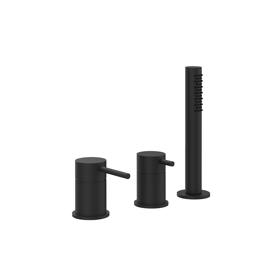 Bath&Shower316 Roman Tub Faucet Set - 54043 Bathroom Accessories GESSI Matte Black