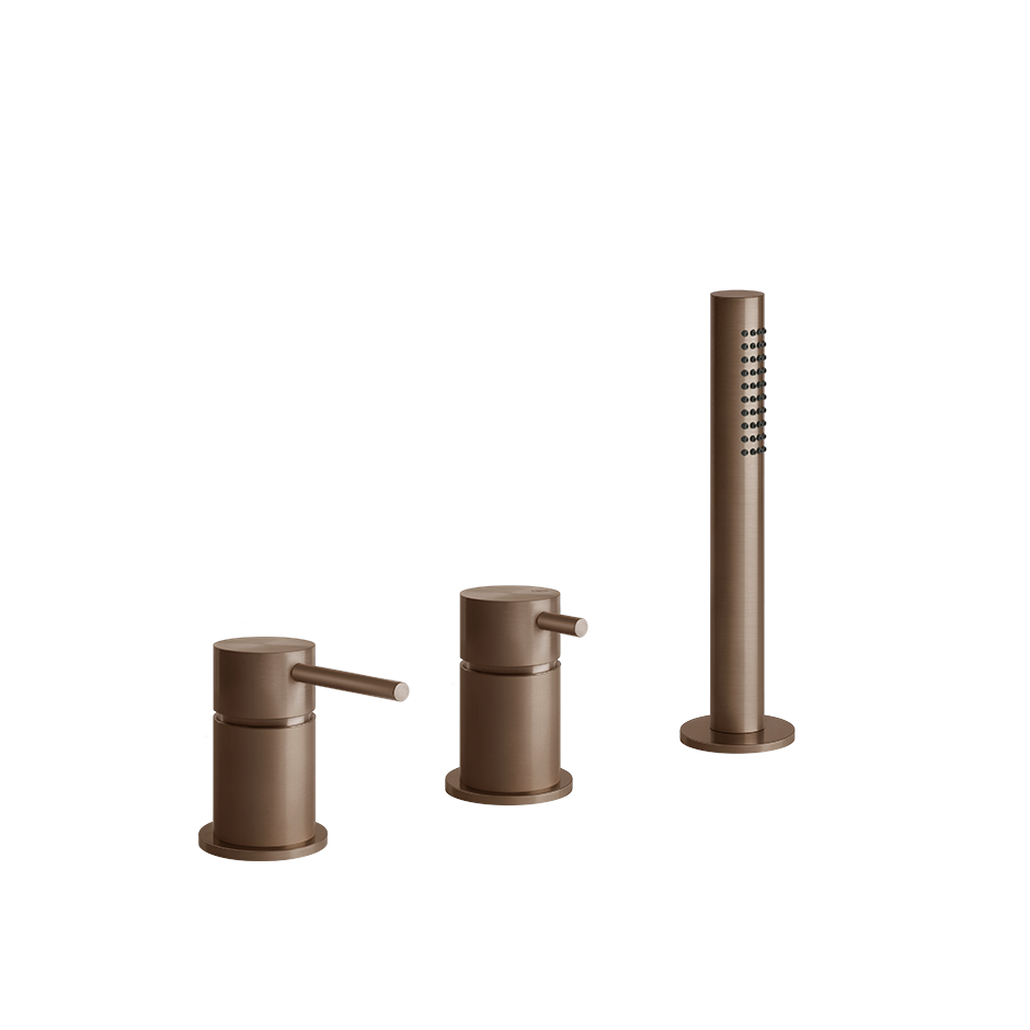 Bath&Shower316 Roman Tub Faucet Set - 54043 Bathroom Accessories GESSI Copper Brushed PVD
