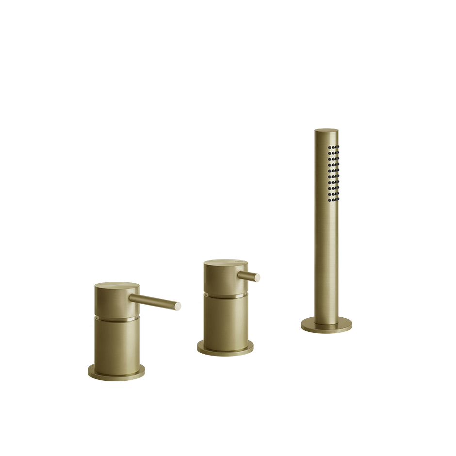 Bath&Shower316 Roman Tub Faucet Set - 54043 Bathroom Accessories GESSI Brass Brushed PVD