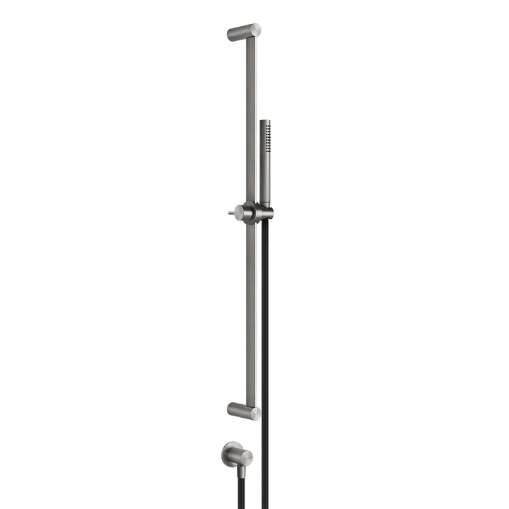 Bath&Shower316 Handshower And Pivotable Sliding Rail Set Hand Showers GESSI Steel Brushed
