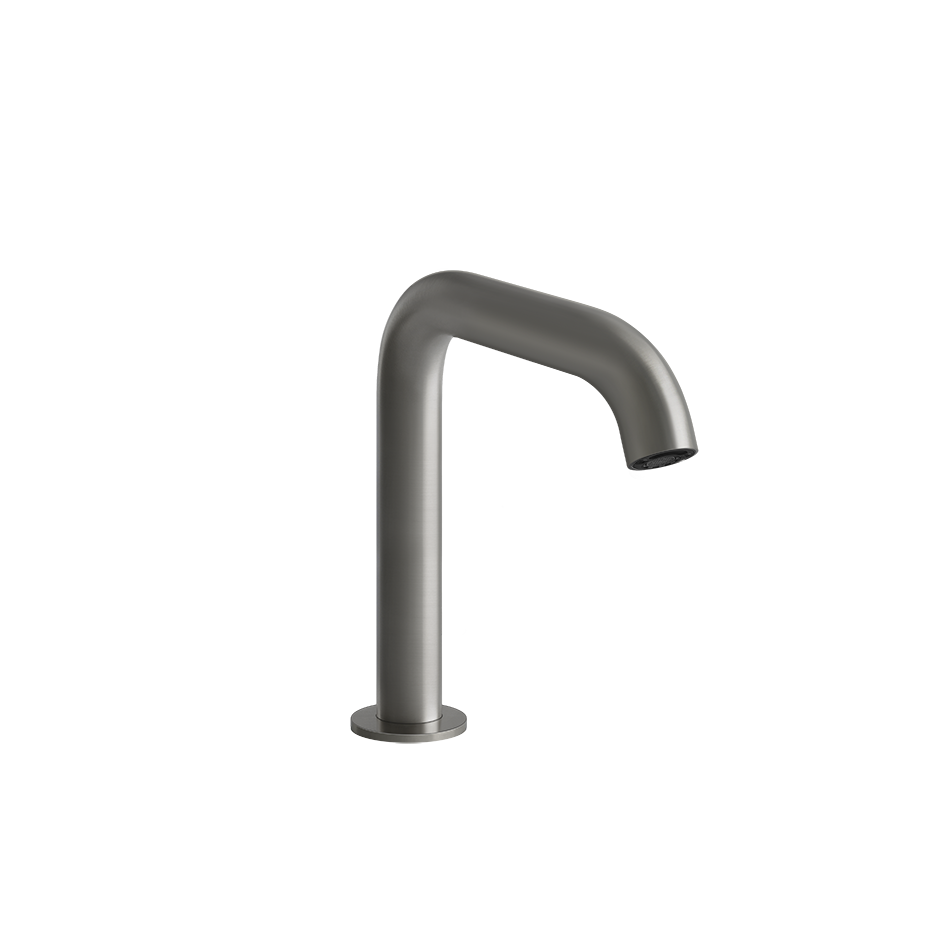 Sensor Taps Electronic basin mixer with temperature and water flow rate adjustment thr - 54081 Built In Parts GESSI Steel Brushed