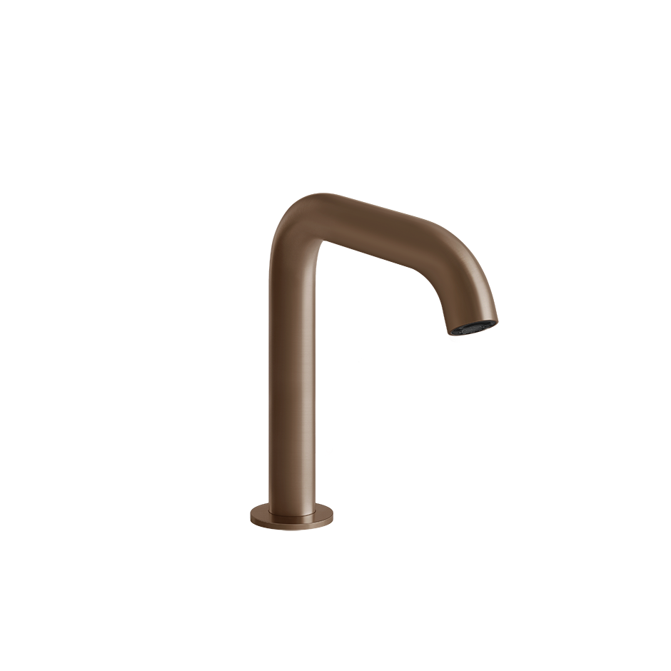 Sensor Taps Electronic basin mixer with temperature and water flow rate adjustment thr - 54081 Built In Parts GESSI Copper Brushed PVD