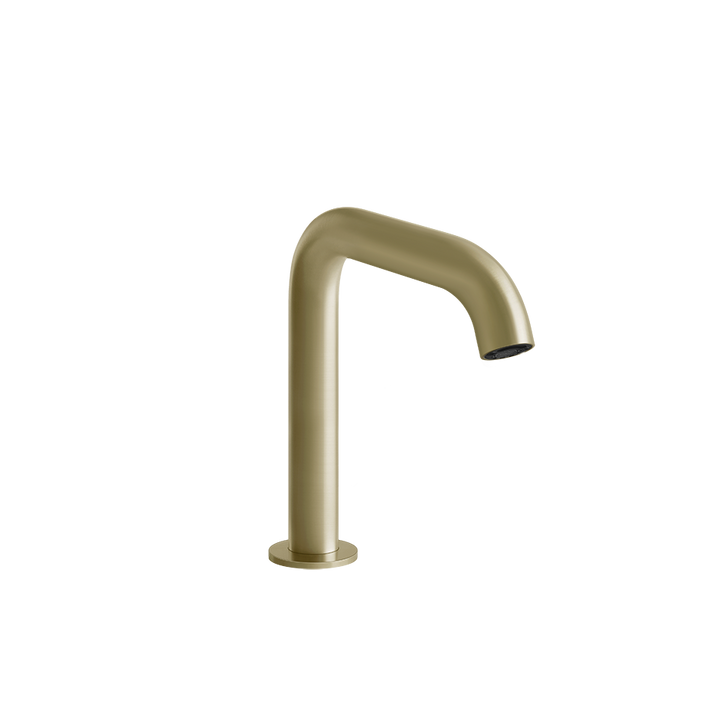 Sensor Taps Electronic basin mixer with temperature and water flow rate adjustment thr - 54081 Built In Parts GESSI Brass Brushed PVD
