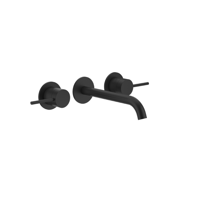 Flessa Three Hole Basin Mixer - 54094 Bathroom Accessories GESSI Matte Black