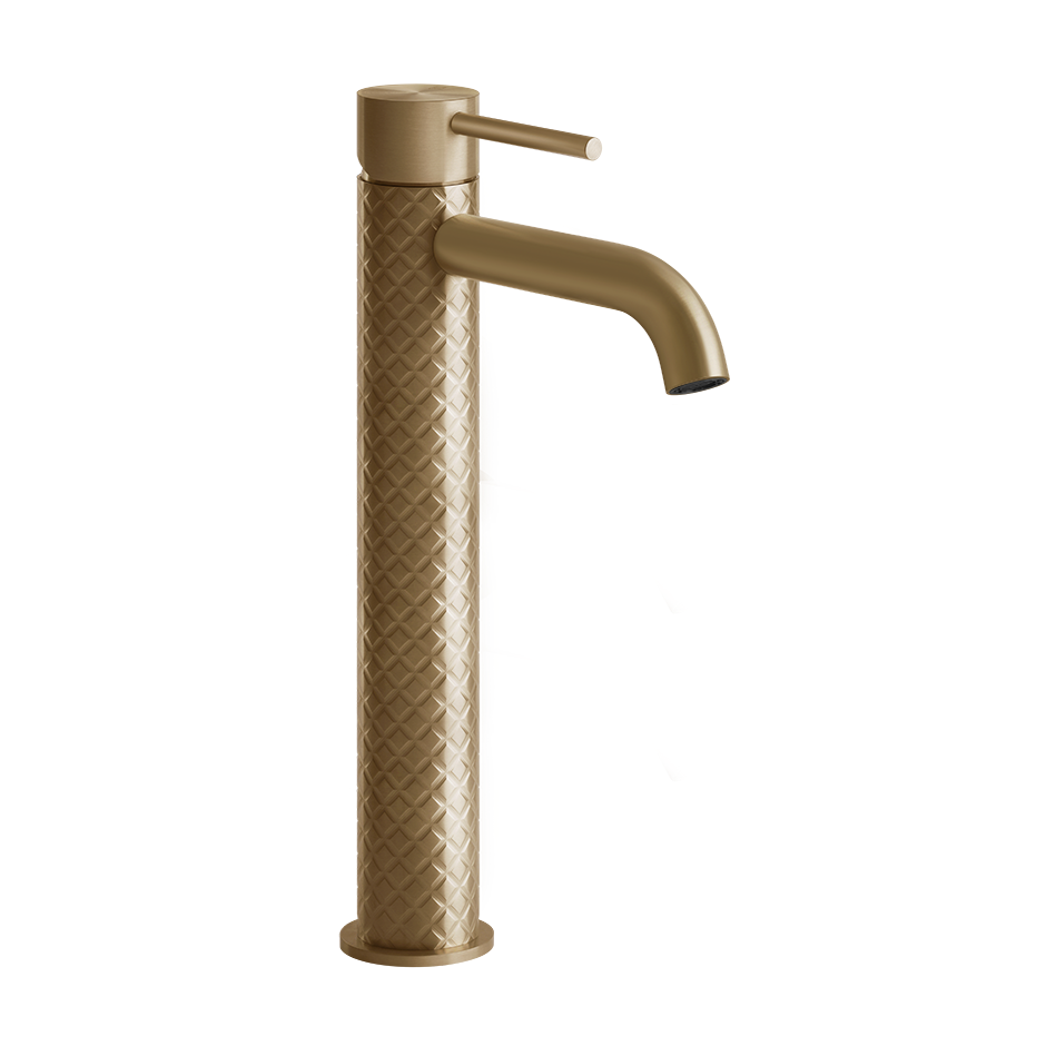 Intreccio Basin Mixer - 54109 Bathroom Accessories GESSI Warm Bronze Brushed PVD