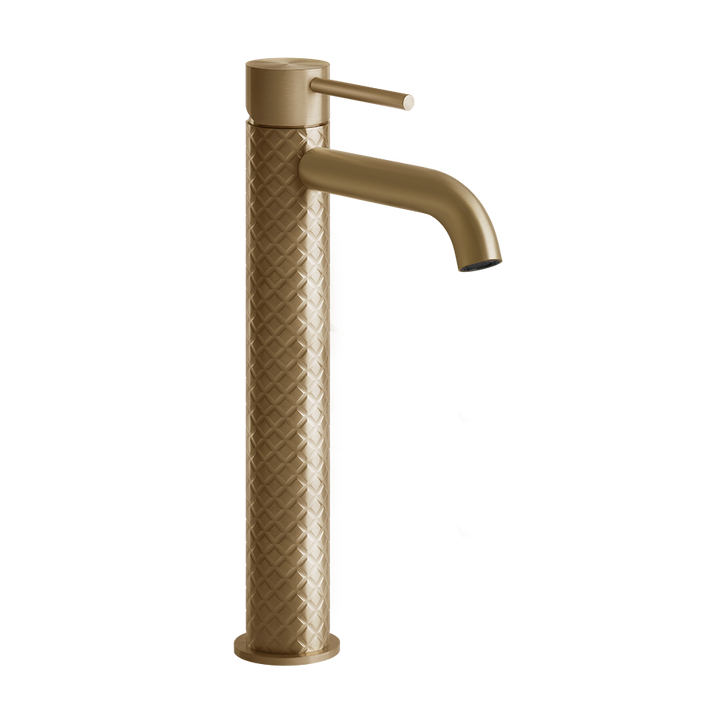 Intreccio Basin Mixer - 54109 Bathroom Accessories GESSI Warm Bronze Brushed PVD
