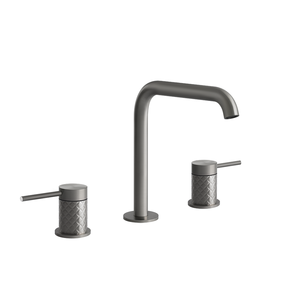 Intreccio Three Holes Mixer - 54112 Bathroom Accessories GESSI Steel Brushed