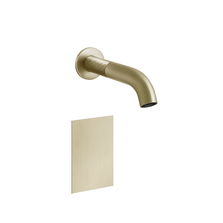 Intreccio Wall Mounted Electronic Mixer - 54115 Bathroom Accessories GESSI Brass Brushed PVD
