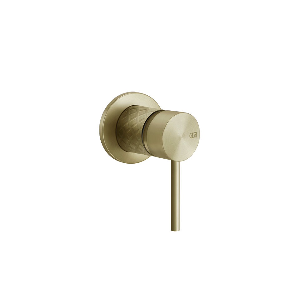 Intreccio One Way Diverter Mixer - 54119 Bathroom Accessories GESSI Brass Brushed PVD