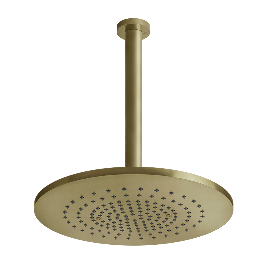 Shower316 Ceiling Mounted Showerhead - 54150 Showers GESSI Brass Brushed PVD
