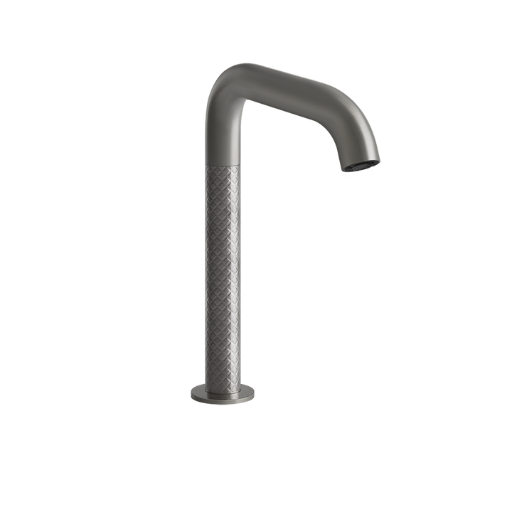 Sensor Taps Electronic basin mixer with temperature and water flow rate adjustment thr - 54180 Built In Parts GESSI Steel Brushed