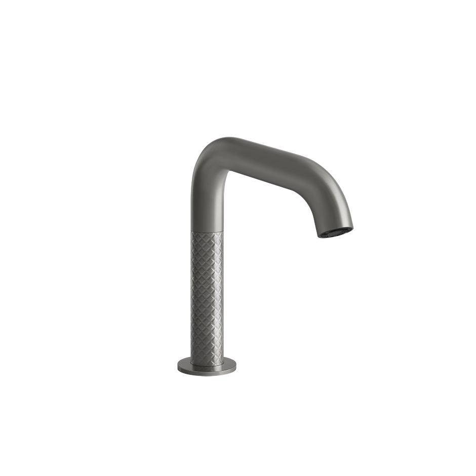 Sensor Taps Electronic basin mixer with temperature and water flow rate adjustment thr - 54181 Built In Parts GESSI Steel Brushed
