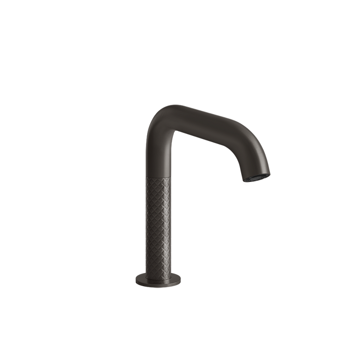 Sensor Taps Electronic basin mixer with temperature and water flow rate adjustment thr - 54181 Built In Parts GESSI Black Metal Brushed PVD