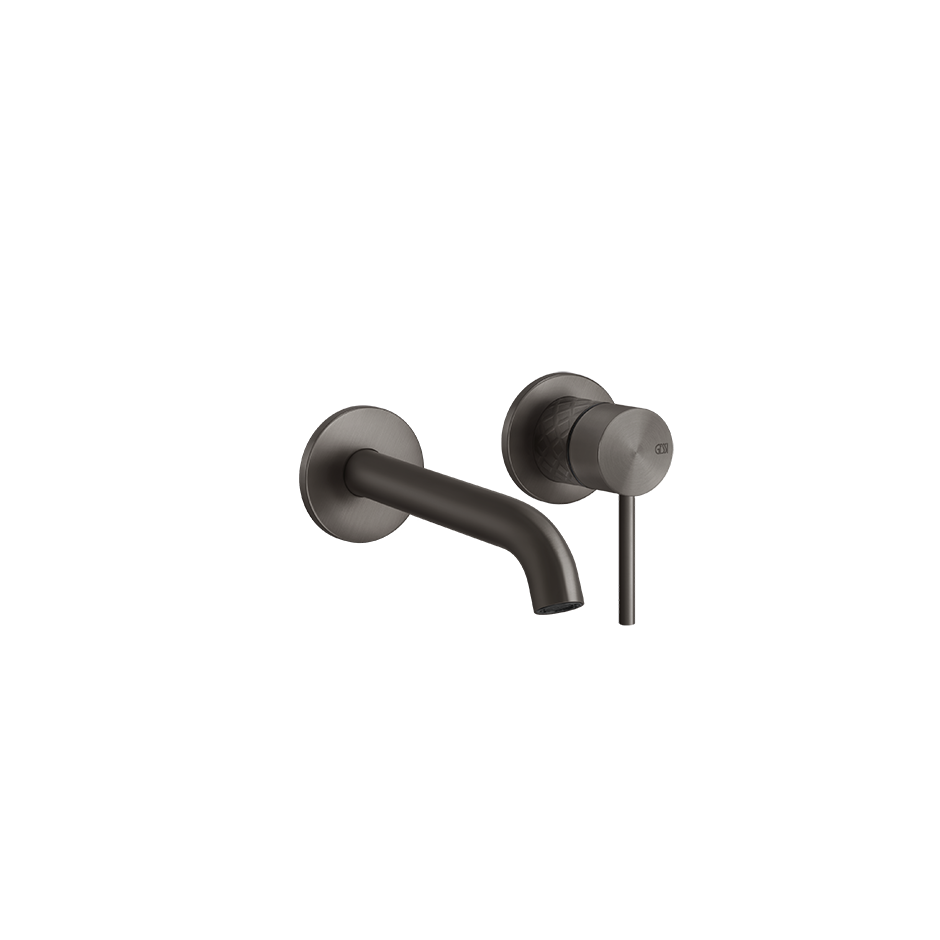 Intreccio Basin Mixer - 54186 Bathroom Accessories GESSI Black Metal Brushed PVD