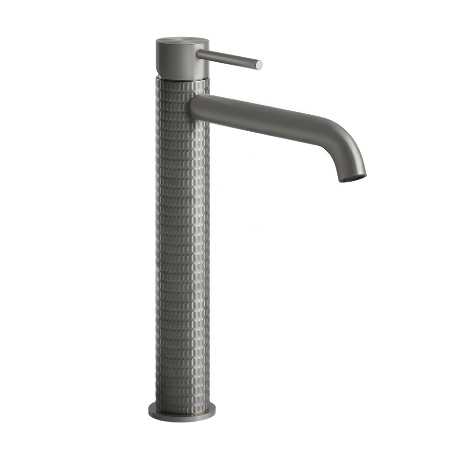 Meccanica Basin Mixer - 54206 Bathroom Accessories GESSI Steel Brushed