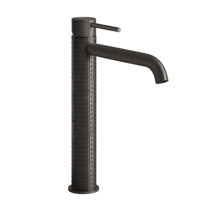 Meccanica Basin Mixer - 54206 Bathroom Accessories GESSI Black Metal Brushed PVD