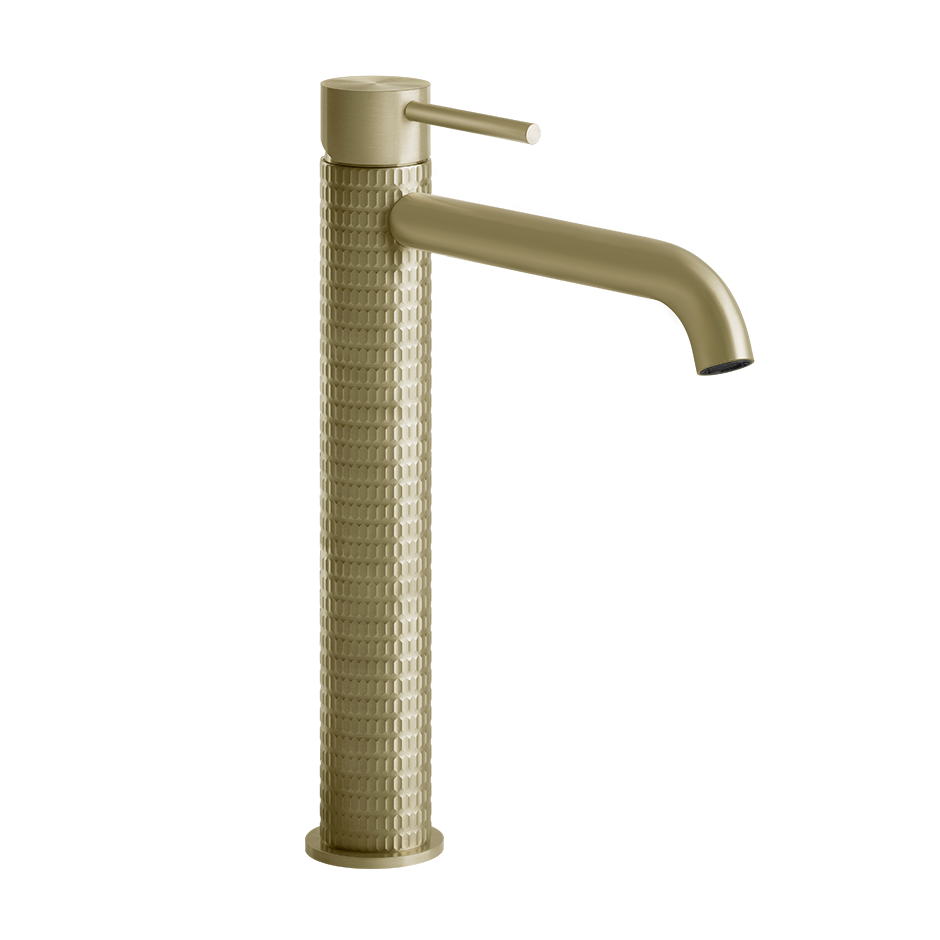 Meccanica Basin Mixer - 54206 Bathroom Accessories GESSI Brass Brushed PVD