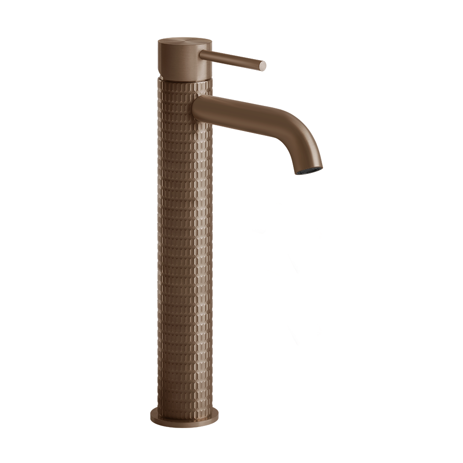 Meccanica Basin Mixer - 54209 Bathroom Accessories GESSI Copper Brushed PVD