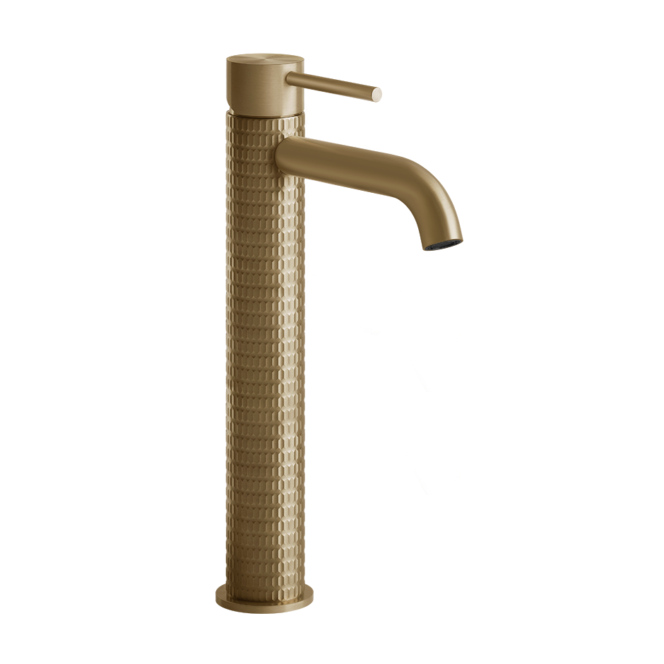 Meccanica Basin Mixer - 54209 Bathroom Accessories GESSI Warm Bronze Brushed PVD