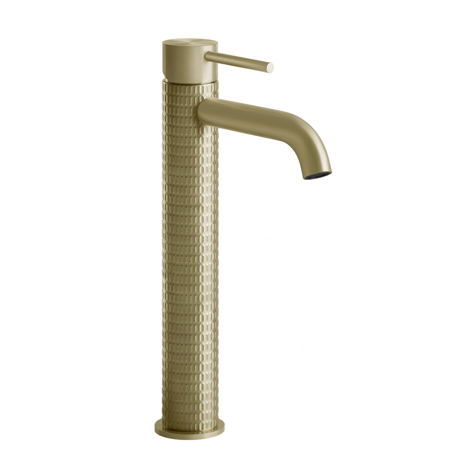 Meccanica Basin Mixer - 54209 Bathroom Accessories GESSI Brass Brushed PVD